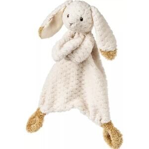 Mary Meyer Bunny Rabbit Plush Ivory Tan Lovey Fleece 12" Baby Toy Oatmeal